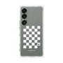 プレミアムパネル［ Racing checkered flag White - レーシングチェッカーフラッグ ホワイト ］