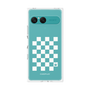 プレミアムパネル［ Racing checkered flag White - レーシングチェッカーフラッグ ホワイト ］
