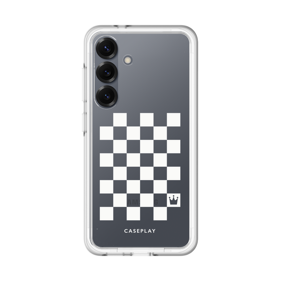 プレミアムパネル［ Racing checkered flag White - レーシングチェッカーフラッグ ホワイト ］