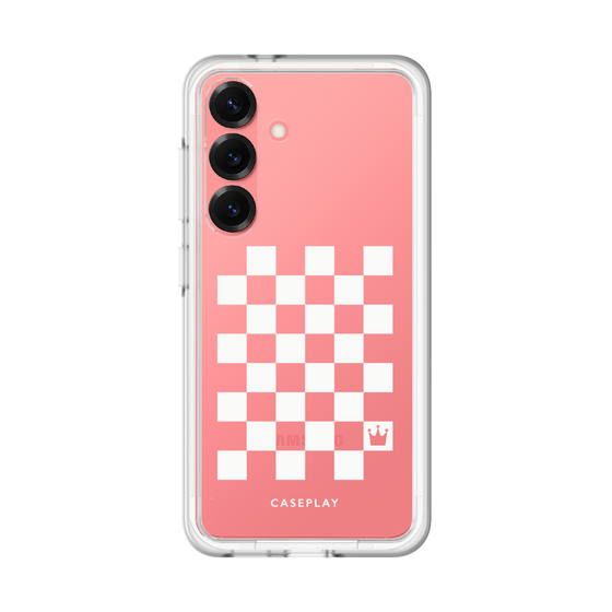 プレミアムパネル［ Racing checkered flag White - レーシングチェッカーフラッグ ホワイト ］