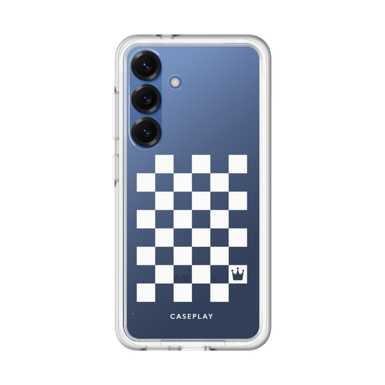 プレミアムパネル［ Racing checkered flag White - レーシングチェッカーフラッグ ホワイト ］