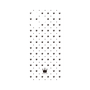 プレミアムパネル［ CASEPLAY Crown dots Black - ケースプレイ・クラウン・ドッツ ブラック ］