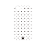 プレミアムパネル［ CASEPLAY Crown dots Black - ケースプレイ・クラウン・ドッツ ブラック ］