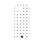 プレミアムパネル［ CASEPLAY Crown dots Black - ケースプレイ・クラウン・ドッツ ブラック ］
