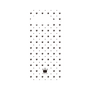 プレミアムパネル［ CASEPLAY Crown dots Black - ケースプレイ・クラウン・ドッツ ブラック ］