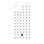 プレミアムパネル［ CASEPLAY Crown dots Black - ケースプレイ・クラウン・ドッツ ブラック ］
