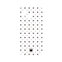 プレミアムパネル［ CASEPLAY Crown dots Black - ケースプレイ・クラウン・ドッツ ブラック ］