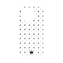 プレミアムパネル［ CASEPLAY Crown dots Black - ケースプレイ・クラウン・ドッツ ブラック ］