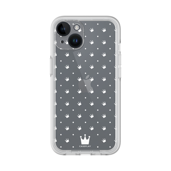 プレミアムパネル［ CASEPLAY Crown dots White - ケースプレイ・クラウン・ドッツ ホワイト ］