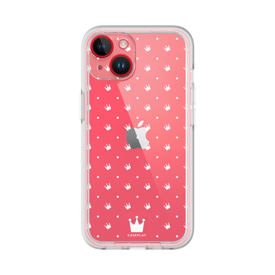 プレミアムパネル［ CASEPLAY Crown dots White - ケースプレイ・クラウン・ドッツ ホワイト ］