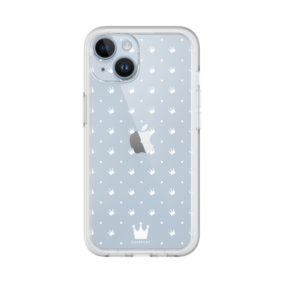 プレミアムパネル［ CASEPLAY Crown dots White - ケースプレイ・クラウン・ドッツ ホワイト ］