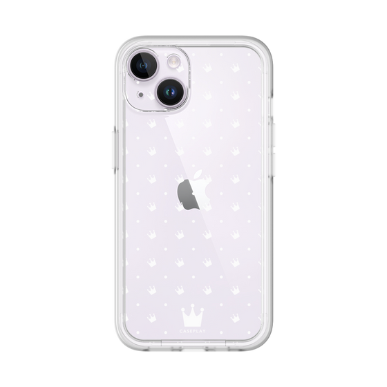 プレミアムパネル［ CASEPLAY Crown dots White - ケースプレイ・クラウン・ドッツ ホワイト ］