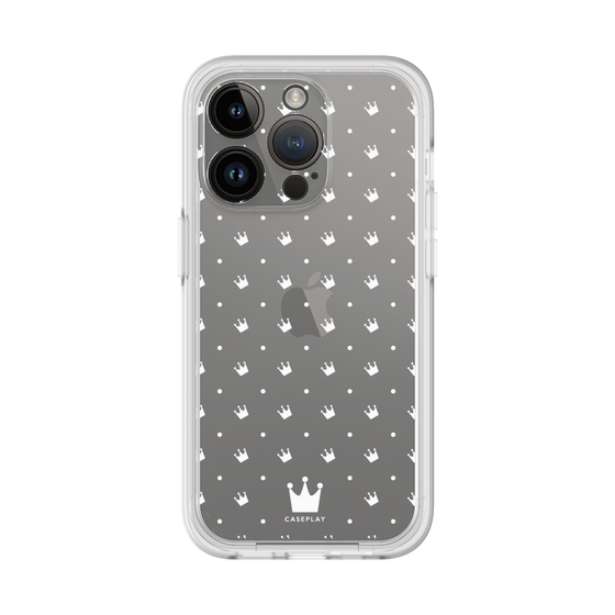 プレミアムパネル［ CASEPLAY Crown dots White - ケースプレイ・クラウン・ドッツ ホワイト ］