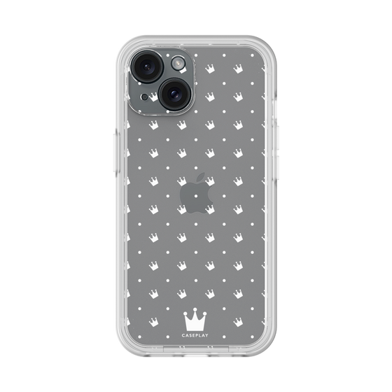 プレミアムパネル［ CASEPLAY Crown dots White - ケースプレイ・クラウン・ドッツ ホワイト ］