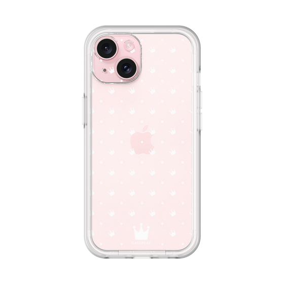 プレミアムパネル［ CASEPLAY Crown dots White - ケースプレイ・クラウン・ドッツ ホワイト ］