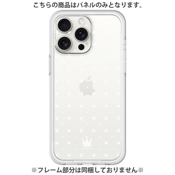 プレミアムパネル［ CASEPLAY Crown dots White - ケースプレイ・クラウン・ドッツ ホワイト ］