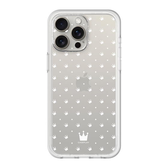 プレミアムパネル［ CASEPLAY Crown dots White - ケースプレイ・クラウン・ドッツ ホワイト ］