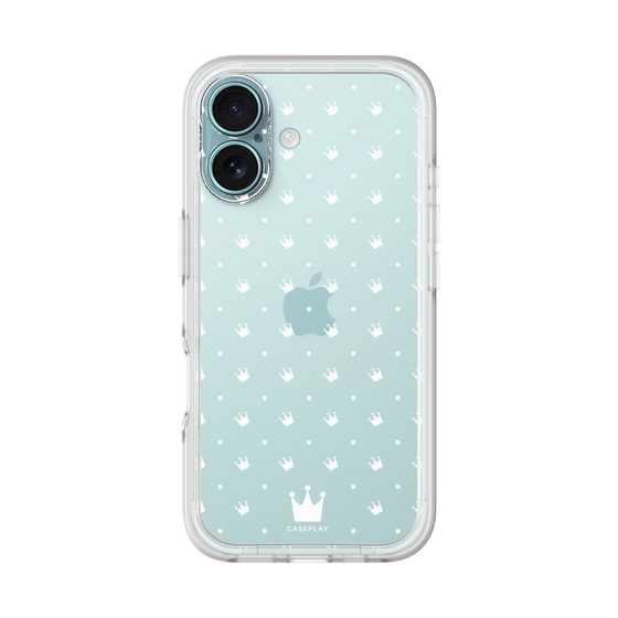 プレミアムパネル［ CASEPLAY Crown dots White - ケースプレイ・クラウン・ドッツ ホワイト ］