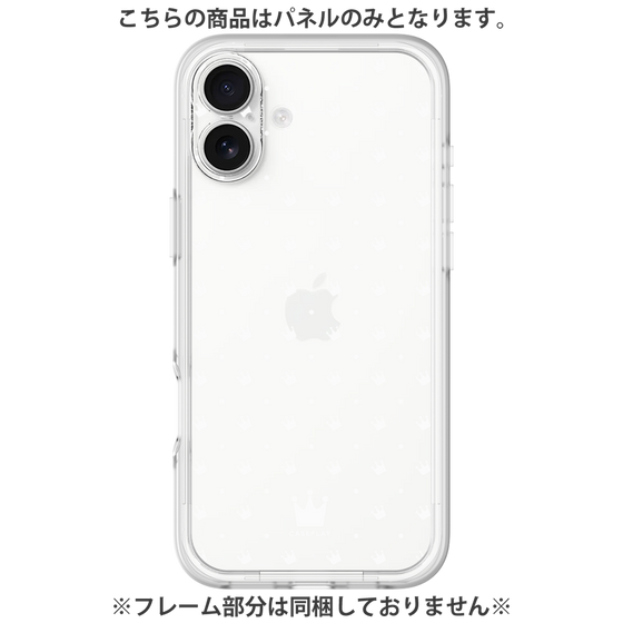 プレミアムパネル［ CASEPLAY Crown dots White - ケースプレイ・クラウン・ドッツ ホワイト ］