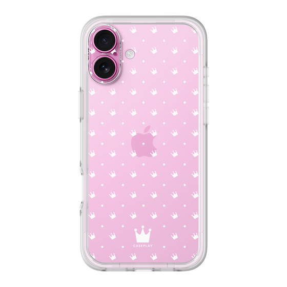 プレミアムパネル［ CASEPLAY Crown dots White - ケースプレイ・クラウン・ドッツ ホワイト ］