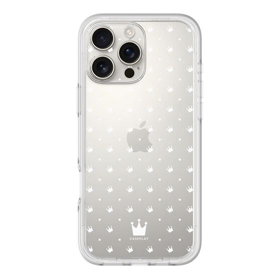 プレミアムパネル［ CASEPLAY Crown dots White - ケースプレイ・クラウン・ドッツ ホワイト ］