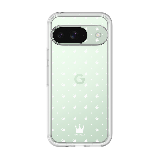 プレミアムパネル［ CASEPLAY Crown dots White - ケースプレイ・クラウン・ドッツ ホワイト ］