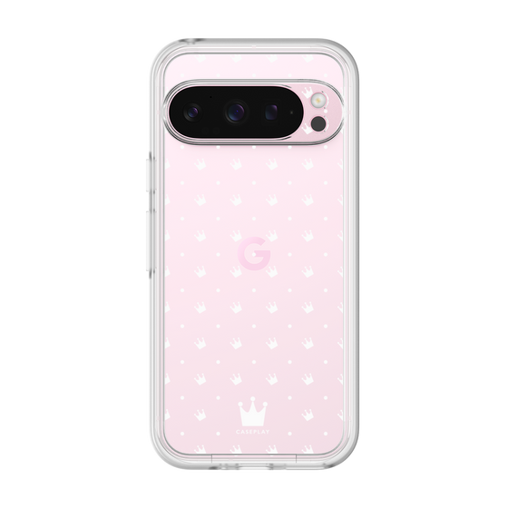 プレミアムパネル［ CASEPLAY Crown dots White - ケースプレイ・クラウン・ドッツ ホワイト ］