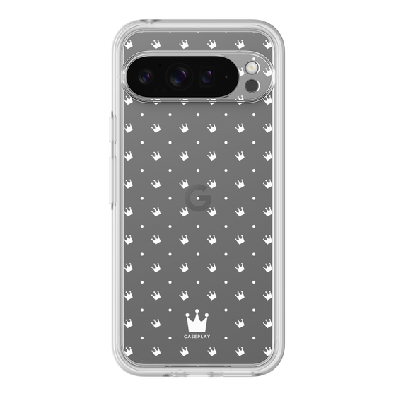 プレミアムパネル［ CASEPLAY Crown dots White - ケースプレイ・クラウン・ドッツ ホワイト ］