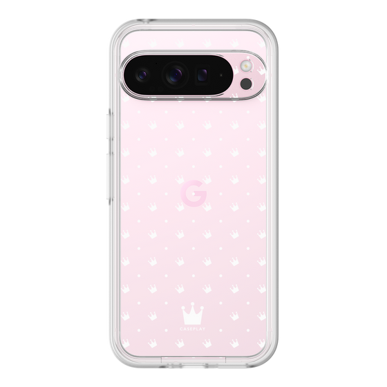 プレミアムパネル［ CASEPLAY Crown dots White - ケースプレイ・クラウン・ドッツ ホワイト ］