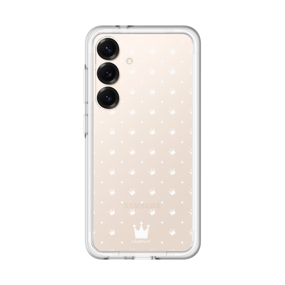 プレミアムパネル［ CASEPLAY Crown dots White - ケースプレイ・クラウン・ドッツ ホワイト ］