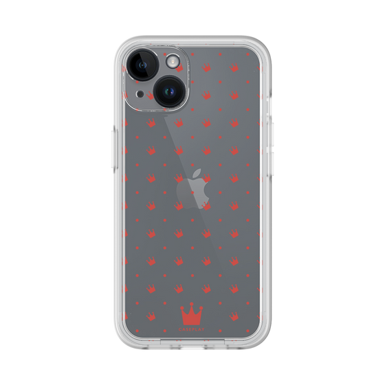 プレミアムパネル［ CASEPLAY Crown dots Red - ケースプレイ・クラウン・ドッツ レッド ］