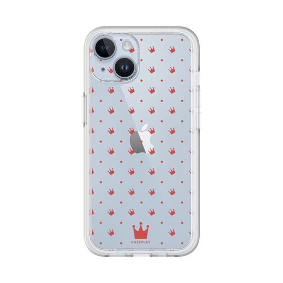 プレミアムパネル［ CASEPLAY Crown dots Red - ケースプレイ・クラウン・ドッツ レッド ］