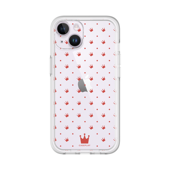 プレミアムパネル［ CASEPLAY Crown dots Red - ケースプレイ・クラウン・ドッツ レッド ］