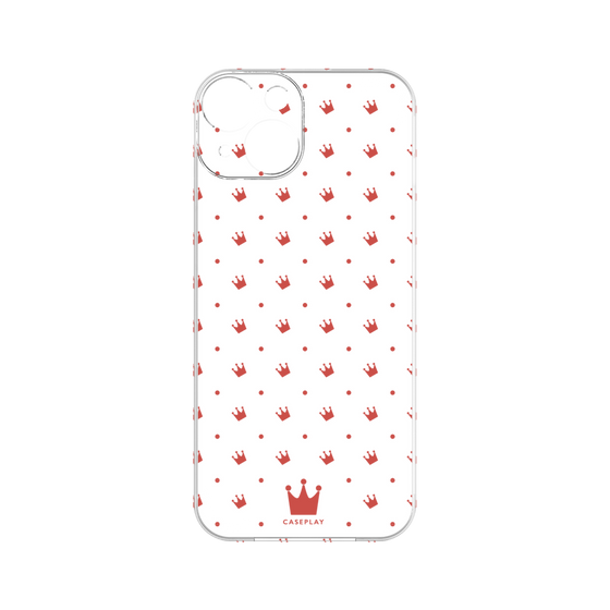 プレミアムパネル［ CASEPLAY Crown dots Red - ケースプレイ・クラウン・ドッツ レッド ］