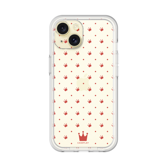 プレミアムパネル［ CASEPLAY Crown dots Red - ケースプレイ・クラウン・ドッツ レッド ］