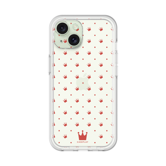 プレミアムパネル［ CASEPLAY Crown dots Red - ケースプレイ・クラウン・ドッツ レッド ］