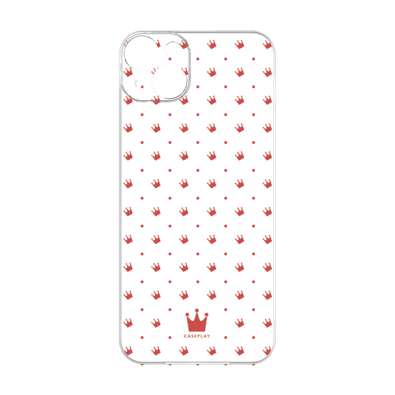 プレミアムパネル［ CASEPLAY Crown dots Red - ケースプレイ・クラウン・ドッツ レッド ］