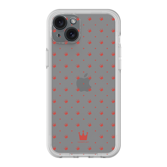 プレミアムパネル［ CASEPLAY Crown dots Red - ケースプレイ・クラウン・ドッツ レッド ］