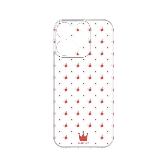 プレミアムパネル［ CASEPLAY Crown dots Red - ケースプレイ・クラウン・ドッツ レッド ］