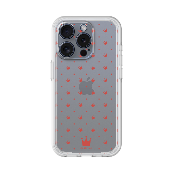 プレミアムパネル［ CASEPLAY Crown dots Red - ケースプレイ・クラウン・ドッツ レッド ］