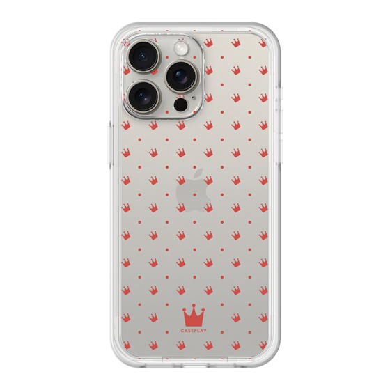 プレミアムパネル［ CASEPLAY Crown dots Red - ケースプレイ・クラウン・ドッツ レッド ］