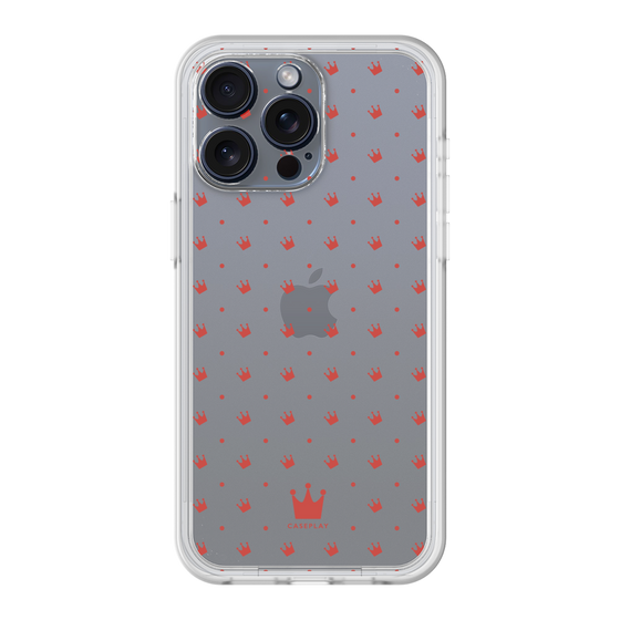 プレミアムパネル［ CASEPLAY Crown dots Red - ケースプレイ・クラウン・ドッツ レッド ］
