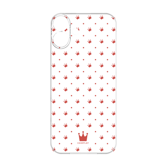 プレミアムパネル［ CASEPLAY Crown dots Red - ケースプレイ・クラウン・ドッツ レッド ］