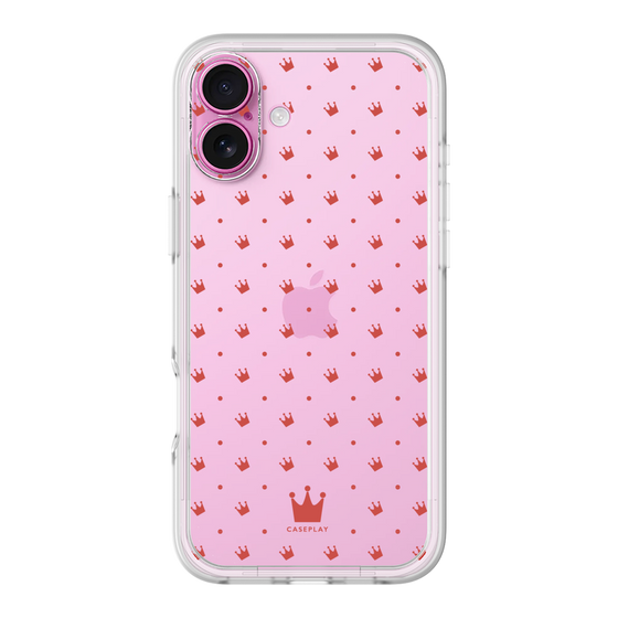 プレミアムパネル［ CASEPLAY Crown dots Red - ケースプレイ・クラウン・ドッツ レッド ］