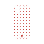 プレミアムパネル［ CASEPLAY Crown dots Red - ケースプレイ・クラウン・ドッツ レッド ］