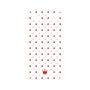 プレミアムパネル［ CASEPLAY Crown dots Red - ケースプレイ・クラウン・ドッツ レッド ］