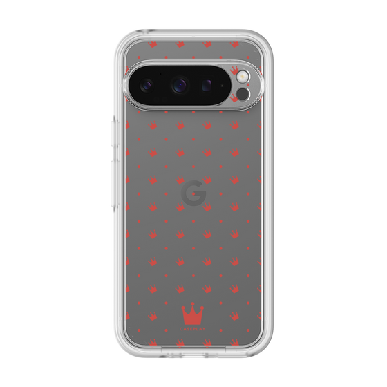 プレミアムパネル［ CASEPLAY Crown dots Red - ケースプレイ・クラウン・ドッツ レッド ］