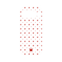 プレミアムパネル［ CASEPLAY Crown dots Red - ケースプレイ・クラウン・ドッツ レッド ］