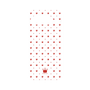 プレミアムパネル［ CASEPLAY Crown dots Red - ケースプレイ・クラウン・ドッツ レッド ］
