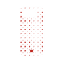プレミアムパネル［ CASEPLAY Crown dots Red - ケースプレイ・クラウン・ドッツ レッド ］